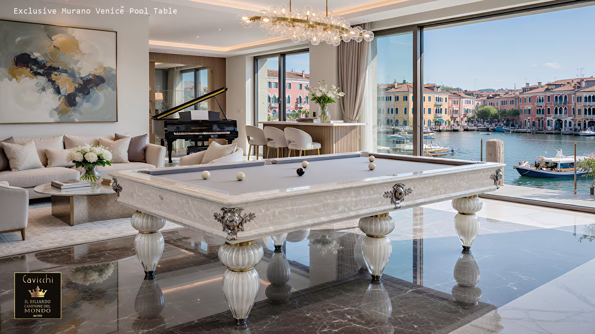 Biliardo Murano Venice Biliardo Murano Venice categoria Exclusive | Cavicchi Biliardi